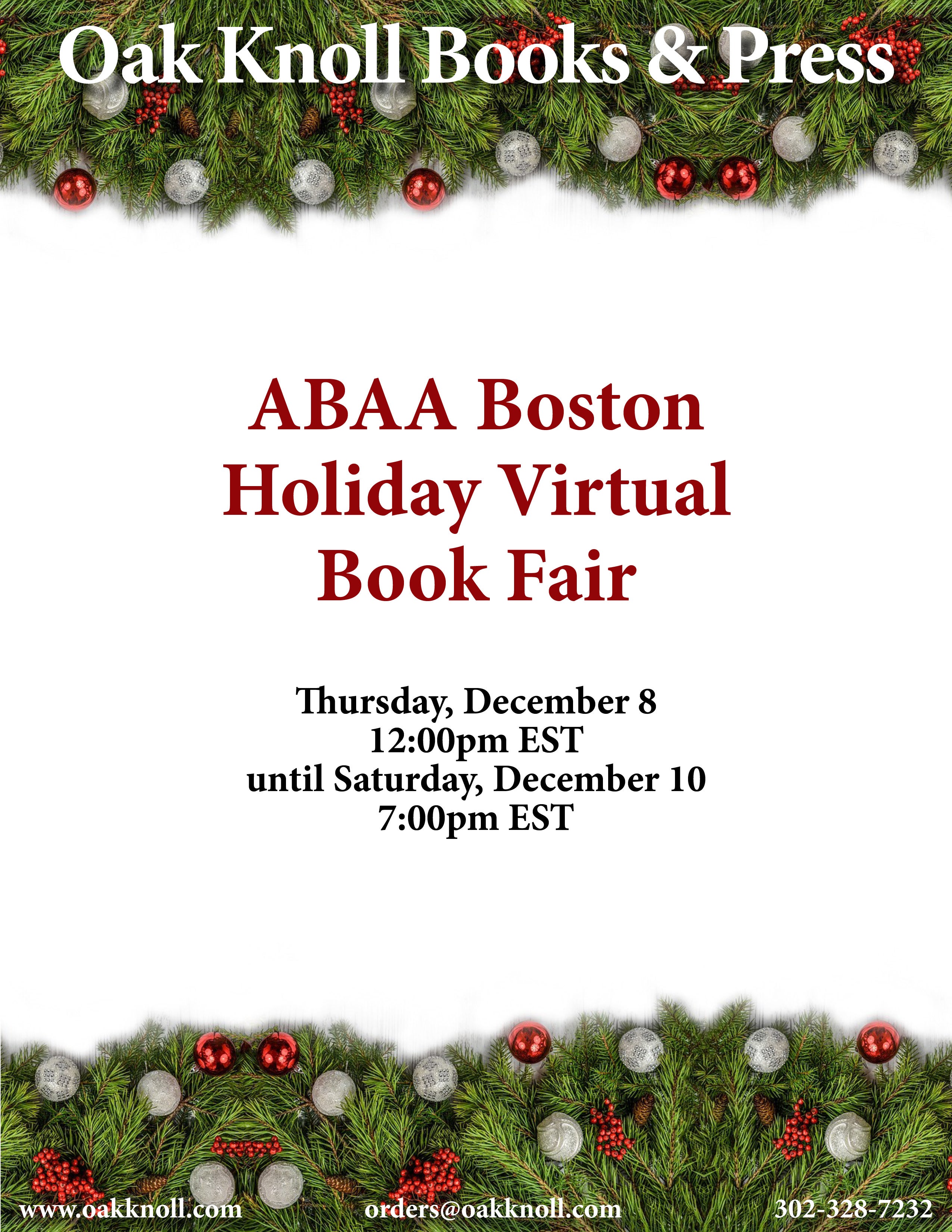 ABAA Virtual Book Fair: Winter 2022