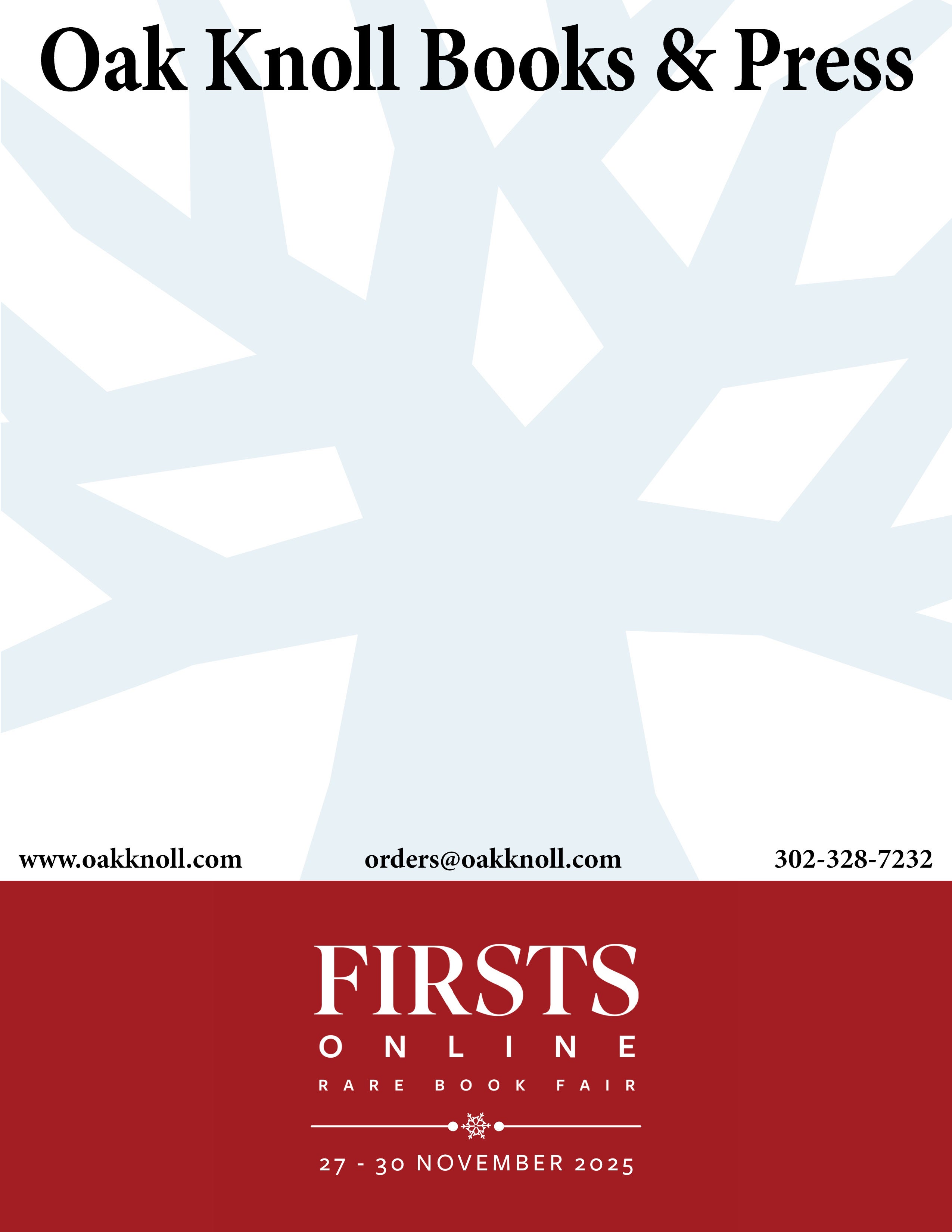FIRSTS November 2025 Virtual Book Fair