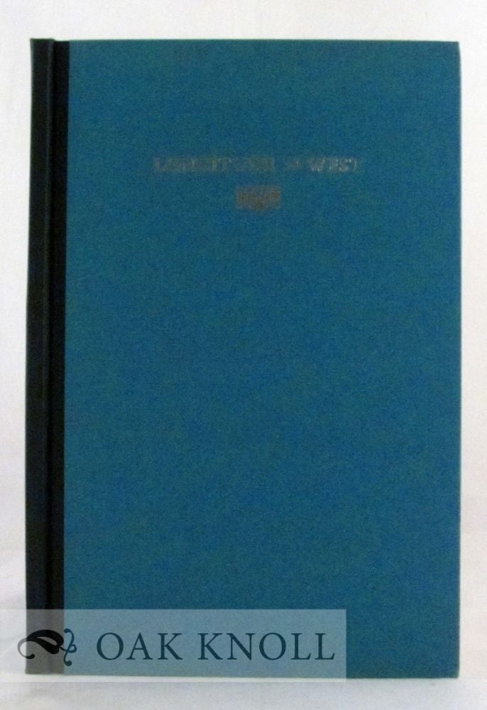 Order Nr. 4 LONGITUDE 30 WEST A CONFIDENTIAL REPORT TO THE SYNDICS OF THE CAMBRIDGE UNIVERSITY PRESS. Lord Acton.