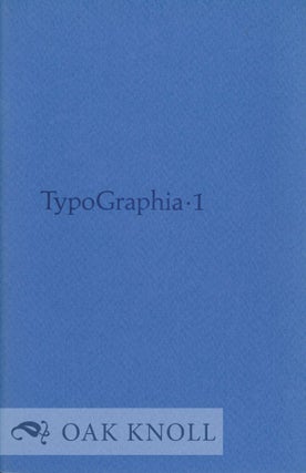 Order Nr. 6 TYPOGRAPHIA I. 003