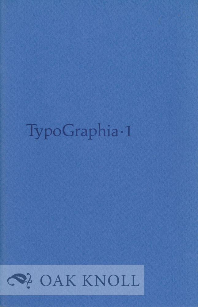 Order Nr. 6 TYPOGRAPHIA I. 003.