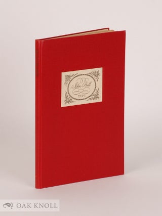 Order Nr. 98 JOHN BELL TYPE ITS LOSS AND REDISCOVERY. Fred Anthoensen