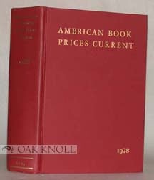 Order Nr. 267 AMERICAN BOOK-PRICES CURRENT. 1975-1979