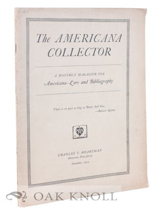 Order Nr. 283 THE AMERICANA COLLECTOR. Charles Heartman