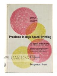 Order Nr. 343 PROBLEMS IN HIGH SPEED PRINTING THE INFLUENCE OF PRINTING SPEED AND PRESSURE ON...