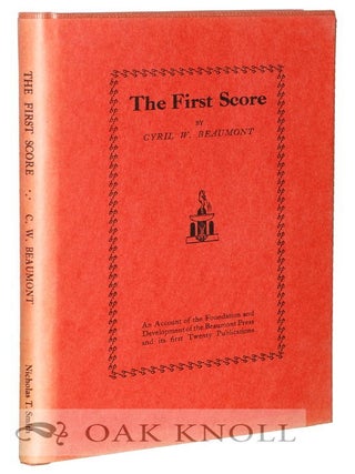 Order Nr. 555 THE FIRST SCORE. Cyril W. Beaumont