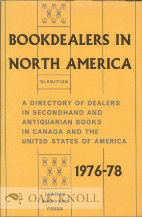 Order Nr. 831 BOOKDEALERS IN NORTH AMERICA, 1976-78