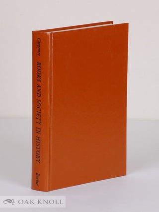 Order Nr. 1154 BOOKS AND SOCIETY IN HISTORY PAPERS OF THE ASSOCIATION OF COLLEGE AND RESEARCH...