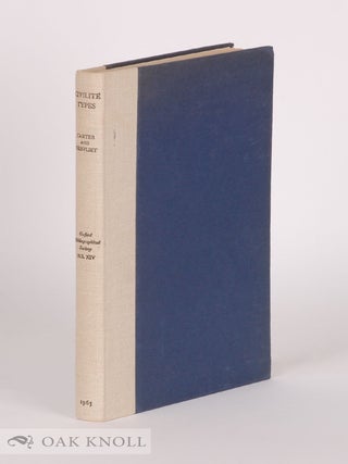 Order Nr. 1160 CIVILITÉ TYPES. Harry Carter, H D. L. Vervliet