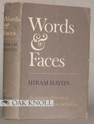 WORDS & FACES. Hiram Haydn.