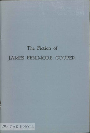 Order Nr. 1812 FICTION OF JAMES FENIMORE COOPER