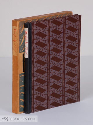 Order Nr. 2279 PARAPHS BY HERMAN PUTERSCHEIN. W. A Dwiggins