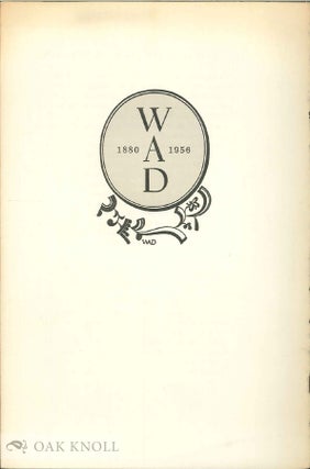 Order Nr. 2292 WAD, 1880-1956. Paul Bennett