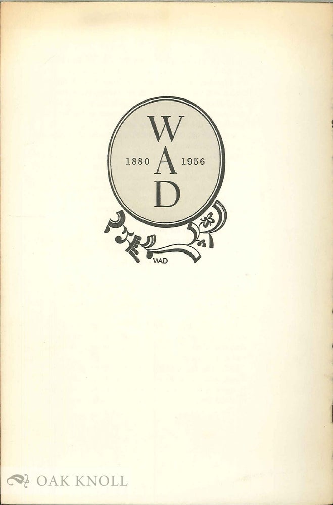 Order Nr. 2292 WAD, 1880-1956. Paul Bennett.