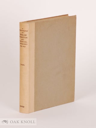 Order Nr. 2296 A BIBLIOGRAPHY OF ENGLISH CORANTOS AND PERIODICAL NEWSBOOKS 1620-1642. Folke Dahl