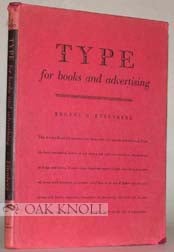 Order Nr. 2633 TYPE FOR BOOKS AND ADVERTISING. Eugene M. Ettenberg
