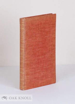 Order Nr. 2655 PRINTED WRITINGS OF JONATHAN EDWARDS 1703-1758, A BIBLIOGRAPHY. Thomas H. Johnson