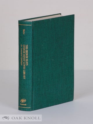 Order Nr. 2661 GEORGE ELIOT - GEORGE HENRY LEWES LIBRARY. William Baker