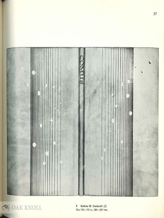 MODERN BRITISH BOOKBINDINGS, AN EXHIBITION OF MODERN BOOKBINDING BY MEMBERS OF DESIGNER BOOKBINDERS.