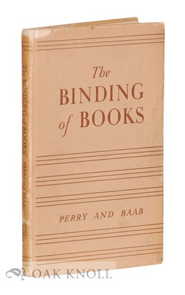 Order Nr. 2751 THE BINDING OF BOOKS. Kenneth F. Perry, Clarence T. Babb