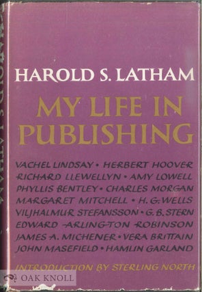 Order Nr. 3442 MY LIFE IN PUBLISHING. Harold S. Latham