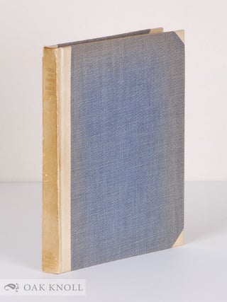 Order Nr. 3965 VERSE AND PROSE, FROM THE GEORGE H. YENOWINE COLLECTION OF BOOKS AND MANUSCRIPTS....