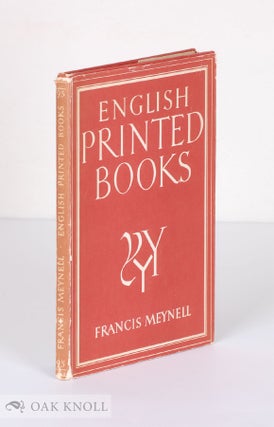 Order Nr. 4498 ENGLISH PRINTED BOOKS. Sir Francis Meynell