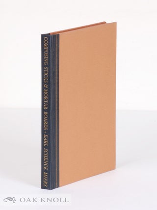 Order Nr. 4501 COMPOSING STICKS & MORTAR BOARDS. Earl Schenck Miers