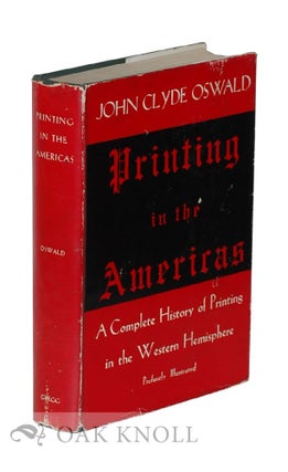 Order Nr. 4593 PRINTING IN THE AMERICAS. John Clyde Oswald