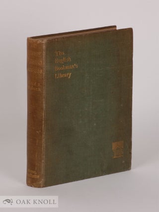 Order Nr. 4675 SHORT HISTORY OF ENGLISH PRINTING, 1476-1898. Henry R. Plomer