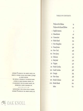 A HISTORY OF PRINTING IN AMERICA; WITH A BIOGRAPHY OF PRINTERS & AN ACCOUNT OF NEWSPAPERS.