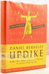 Order Nr. 5258 DANIEL BERKELEY UPDIKE AND THE MERRYMOUNT PRESS OF BOSTON MASSACHUSETTS, 1860 -...