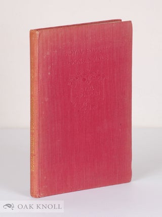 Order Nr. 5742 ROYAL ENGLISH BOOKBINDINGS. Cyril Davenport
