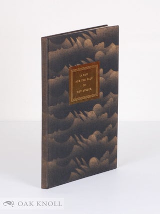 Order Nr. 5938 A ROD FOR THE BACK OF THE BINDER, SOME CONSIDERATIONS OF BINDING WITH REFERENCE TO...