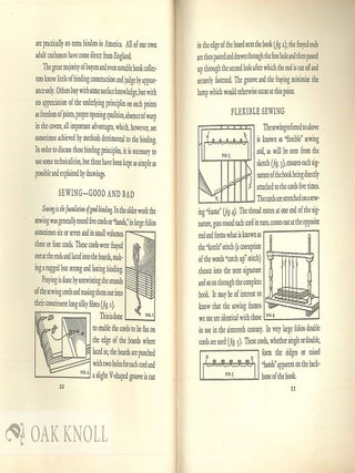 A ROD FOR THE BACK OF THE BINDER, SOME CONSIDERATIONS OF BINDING WITH REFERENCE TO THE IDEALS OF THE LAKESIDE PRESS.