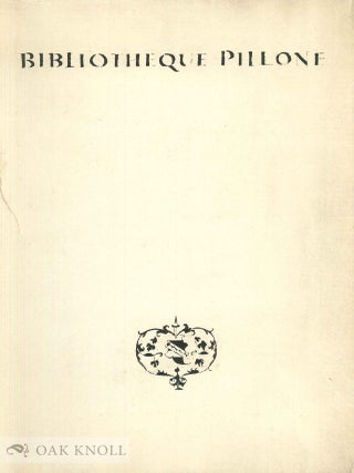 BIBLIOTH&Egrave;QUE PILLONE