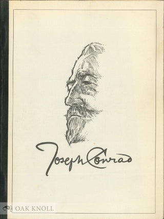 Order Nr. 6296 JOSEPH CONRAD, A BIBLIOGRAPHICAL CATALOGUE OF HIS MAJOR FIRST EDITIONS WITH...