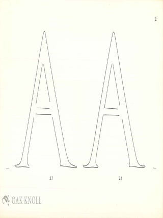LETTERS REDRAWN FROM THE TRAJAN INSCRIPTION IN ROME