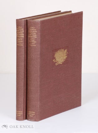 Order Nr. 6477 EARLY AMERICAN BOOK ILLUSTRATORS AND WOOD ENGRAVERS 1670-1870. Sinclair Hamilton