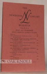 Order Nr. 6838 SPECIAL SHERWOOD ANDERSON NUMBER OF THE NEWBERRY LIBRARY BULLETIN