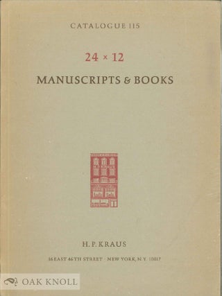 Order Nr. 6868 24 X 12, MANUSCRIPTS & BOOKS