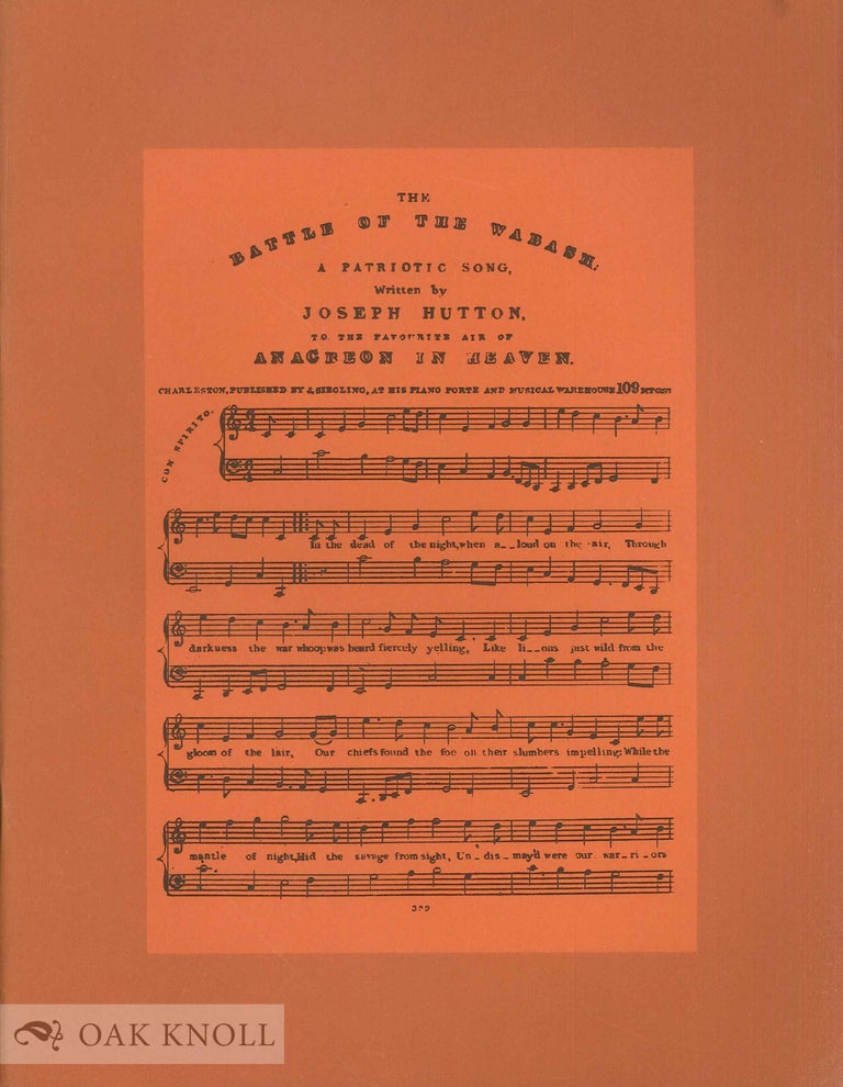 Order Nr. 7213 AMERICAN PATRIOTIC SONGS, YANKEE DOODLE TO THE CONQUERED BANNER WITH EMPHASIS ON THE STAR-SPANGLED BANNER. AN EXHIBITION HELD AT THE LILLY LIBRARY.
