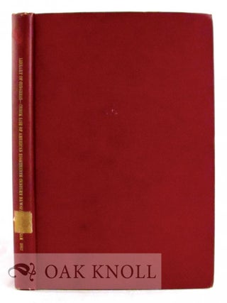 Order Nr. 7263 CHECK LIST OF AMERICAN EIGHTEENTH CENTURY NEWSPAPERS IN THE LIBRARY OF CONGRESS....