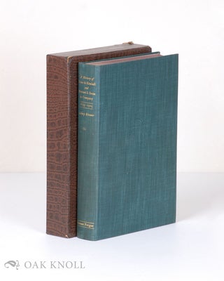 Order Nr. 7665 A HISTORY OF STONE & KIMBALL AND HERBERT S. STONE & CO WITH A BIBLIOGRAPHY OF...