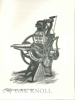 A BRIEF HISTORY OF PLATEN PRESSES.