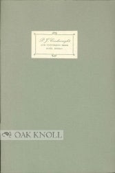 Order Nr. 8416 P.J. CONKWRIGHT AND THE UNIVERSITY PRESS BOOK DESIGN. John Dreyfus