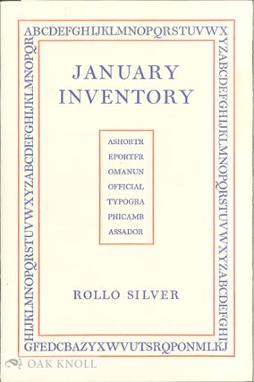 Order Nr. 8435 JANUARY INVENTORY. Rollo Silver