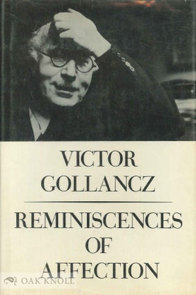 Order Nr. 8918 REMINISCENCES OF AFFECTION. Victor Gollancz