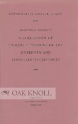 Order Nr. 9105 COLLECTION OF ENGLISH LITERATURE OF THE SIXTEENTH AND SEVENTEENTH CENTURIES....