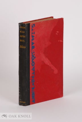 Order Nr. 9133 AMERICAN ALPHABETS. Paul Hollister